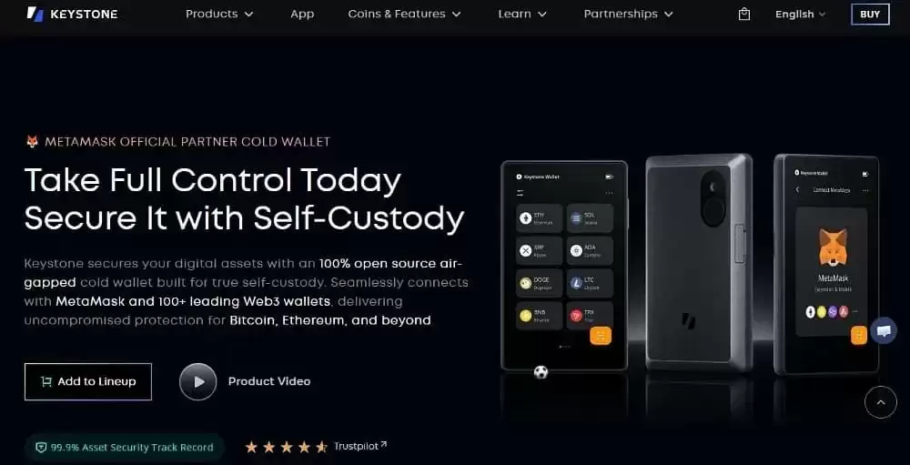 Keystone气隙资产工具实物