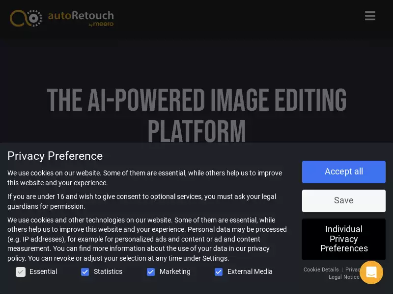AutoRetouch : AI图像编辑平台