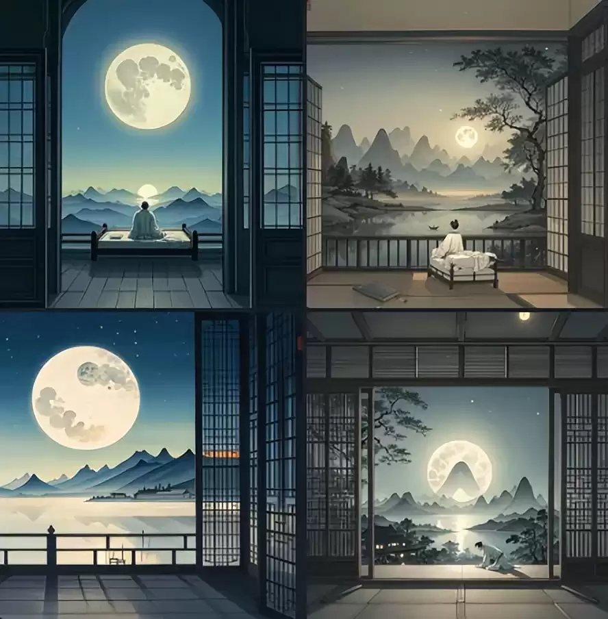 AI古诗词绘画是怎么做出来的？用AI绘画为古诗词配图的方法和步骤