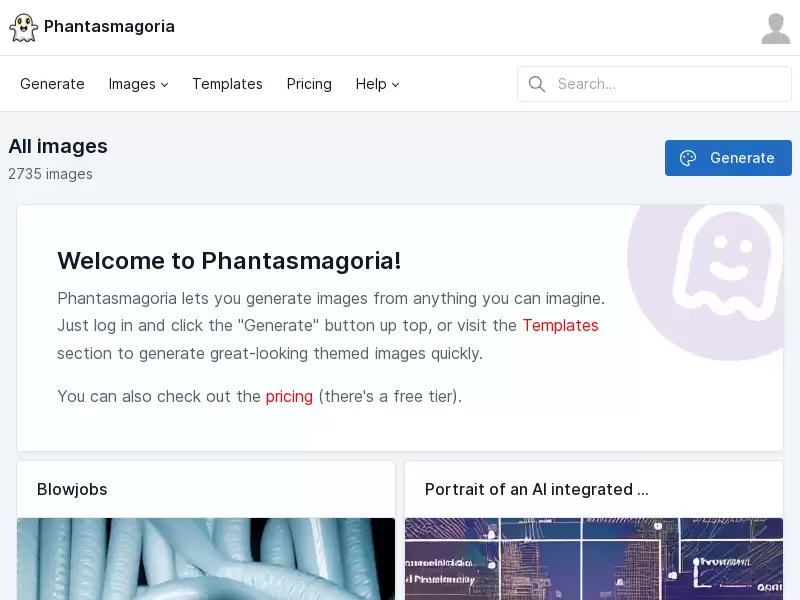 Phantasmagoria : 创意图像生成工具