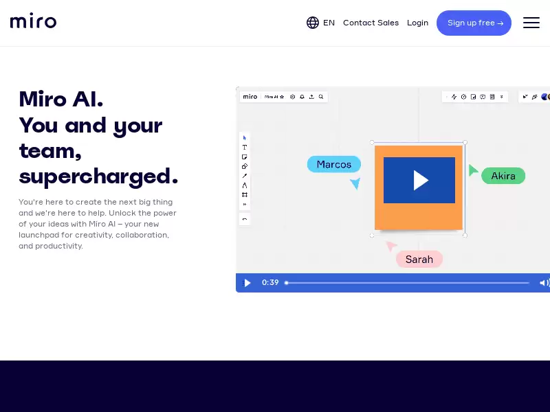 Miro AI : 解锁创造力、协作和效率的新工具