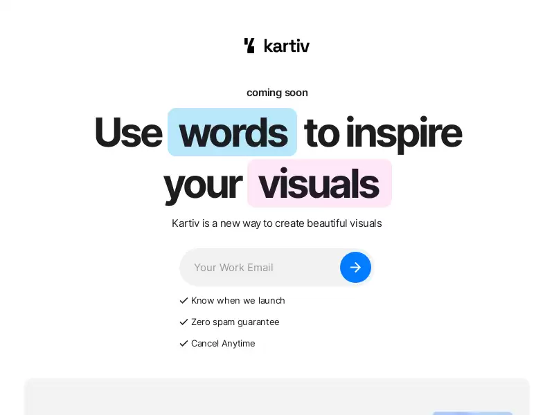 Kartiv : 用文字激发视觉创意