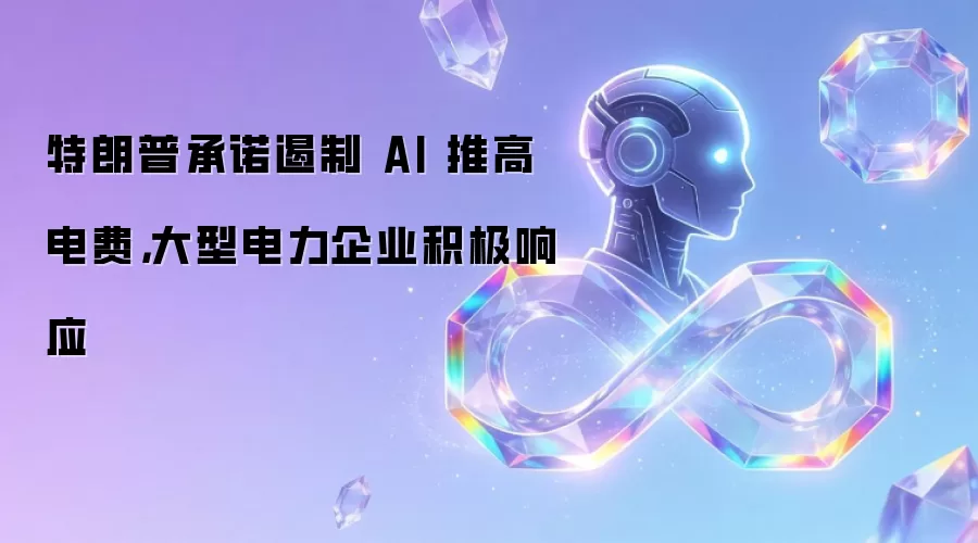 特朗普承诺遏制 AI 推高电费,大型电力企业积极响应