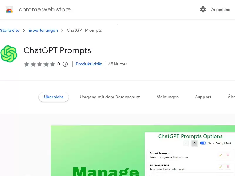 ChatGPT Prompts : 定制化聊天模型，提升浏览体验