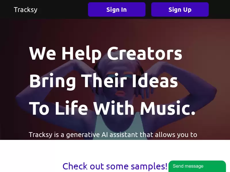 Tracksy : 让创作者通过音乐将想法变为现实的AI助手