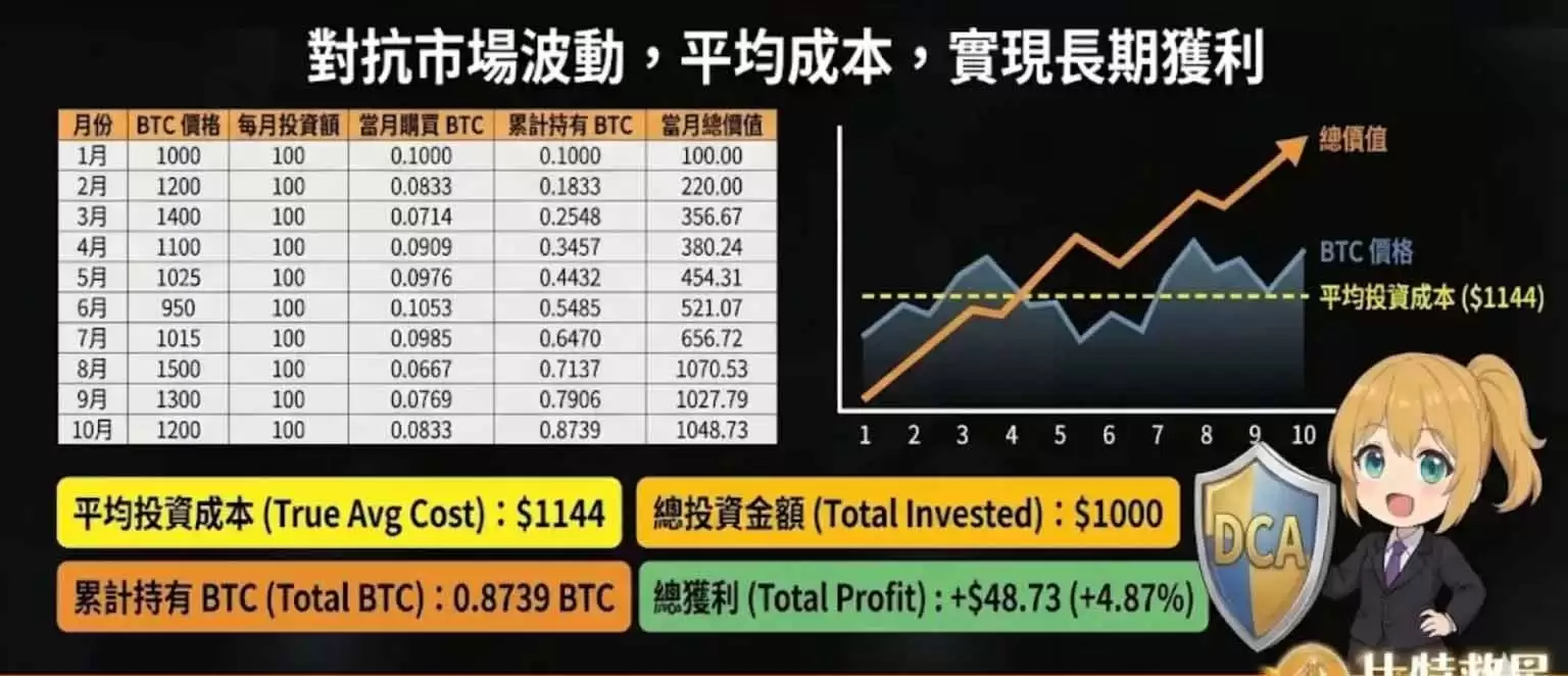 DCA成本计算图解