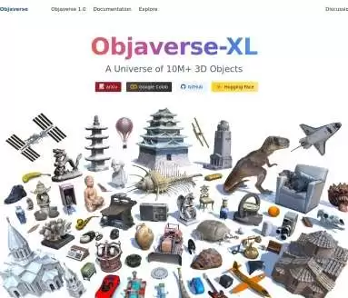 Obja verse-3D物体数据集-超大规模3D物体宇宙