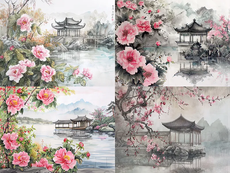 用Midjourney生成惊艳中国风画作，4个技巧生成国风插画