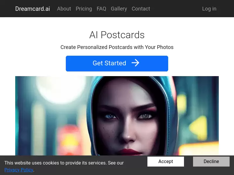 Dreamcard.ai : AI设计的明信片，根据您的想象进行个性化定制。