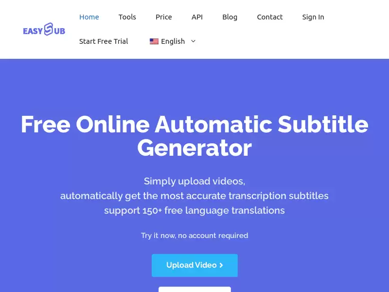 EasySub : 视频字幕生成与编辑工具