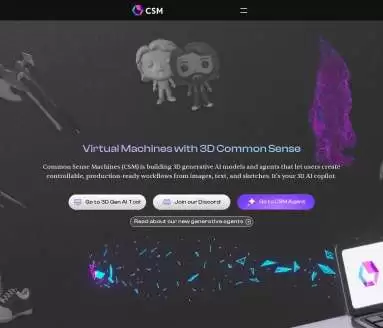 CSM AI-为3D创作带来智能新体验