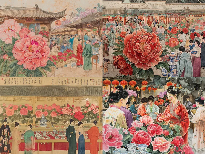 用Midjourney生成惊艳中国风画作，4个技巧生成国风插画