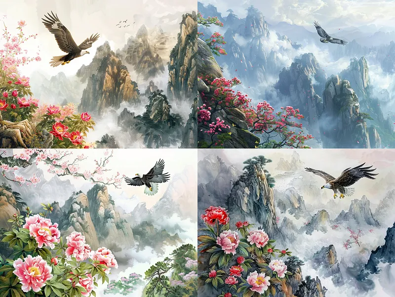 用Midjourney生成惊艳中国风画作，4个技巧生成国风插画
