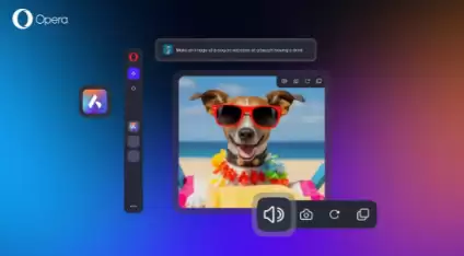 Aria 搭载 Google Gemini:用于图像生成和语音功能