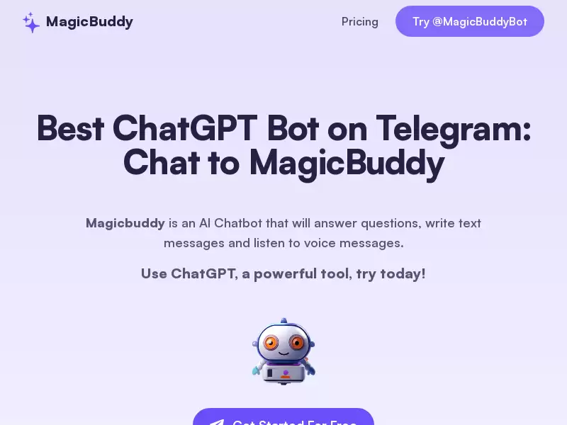 MagicBuddy : 与ChatGPT对话的最佳Telegram Chatbot