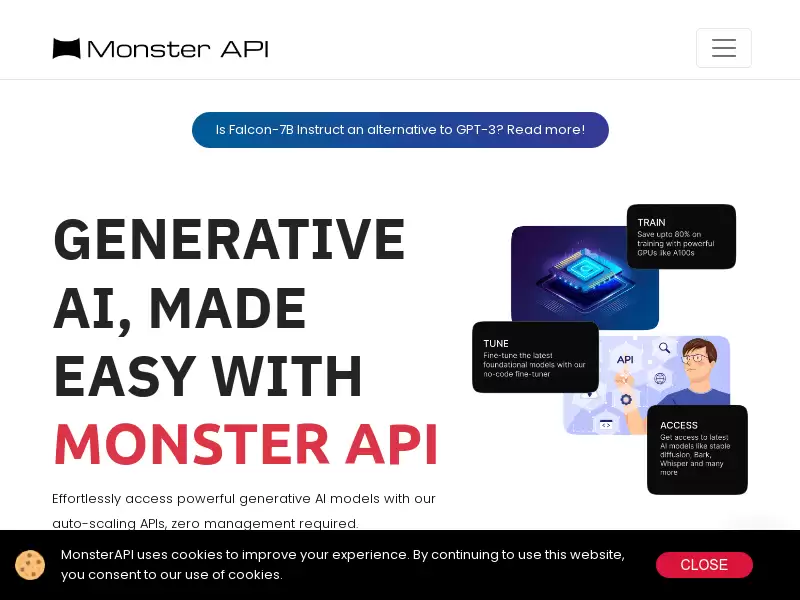 Monster API : 智能图像识别API