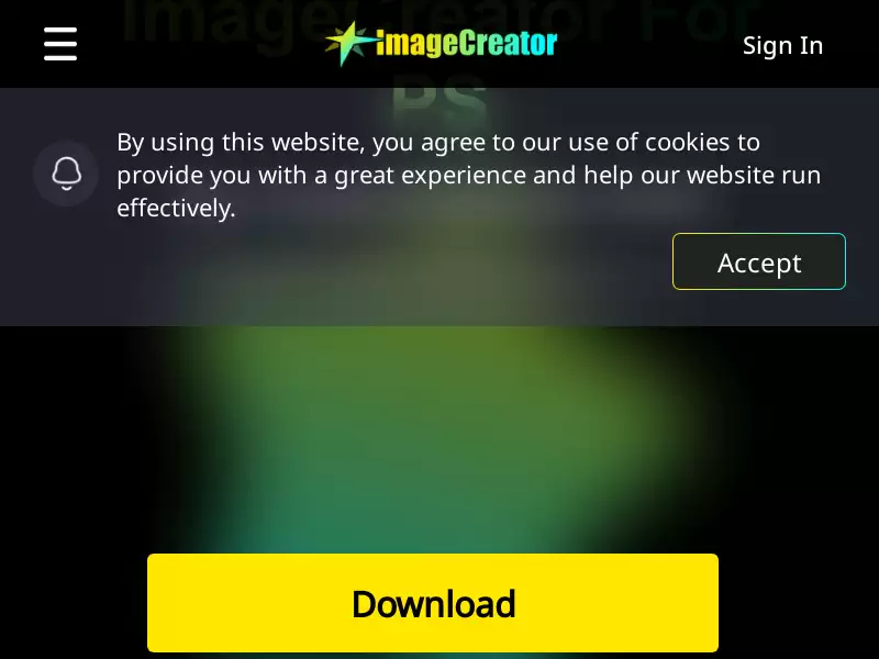 ImageCreator : Photoshop插件，免费的文本转图像生成工具