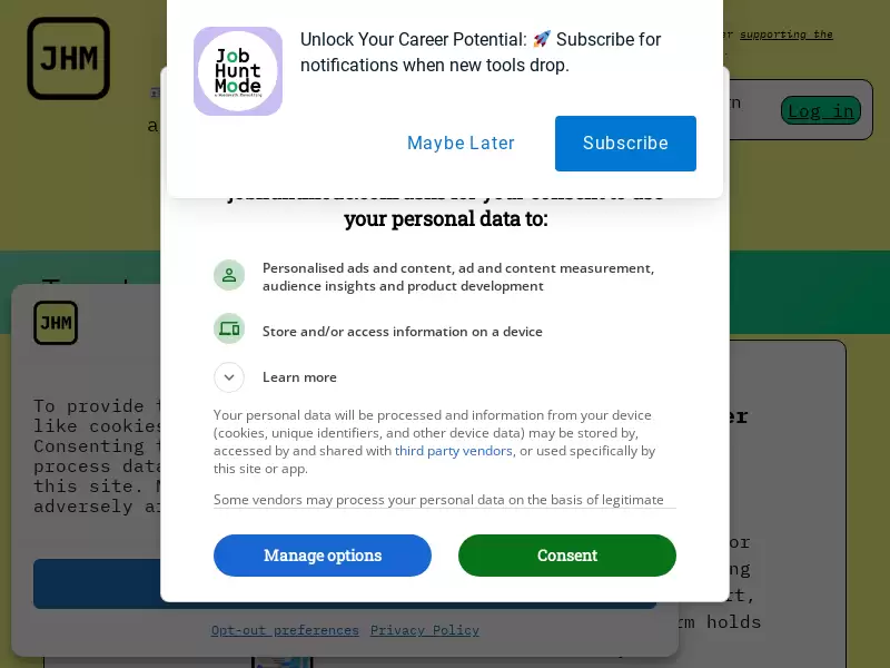 Job Hunt Mode : 用AI工具轻松找到您的下一个职业发展机会