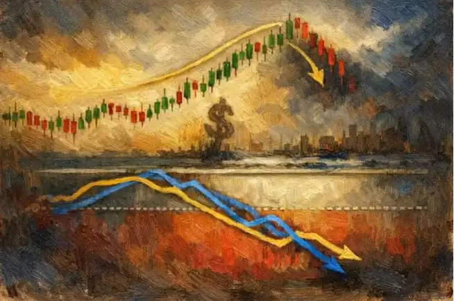 KD指标背离图解 加密货币技术分析