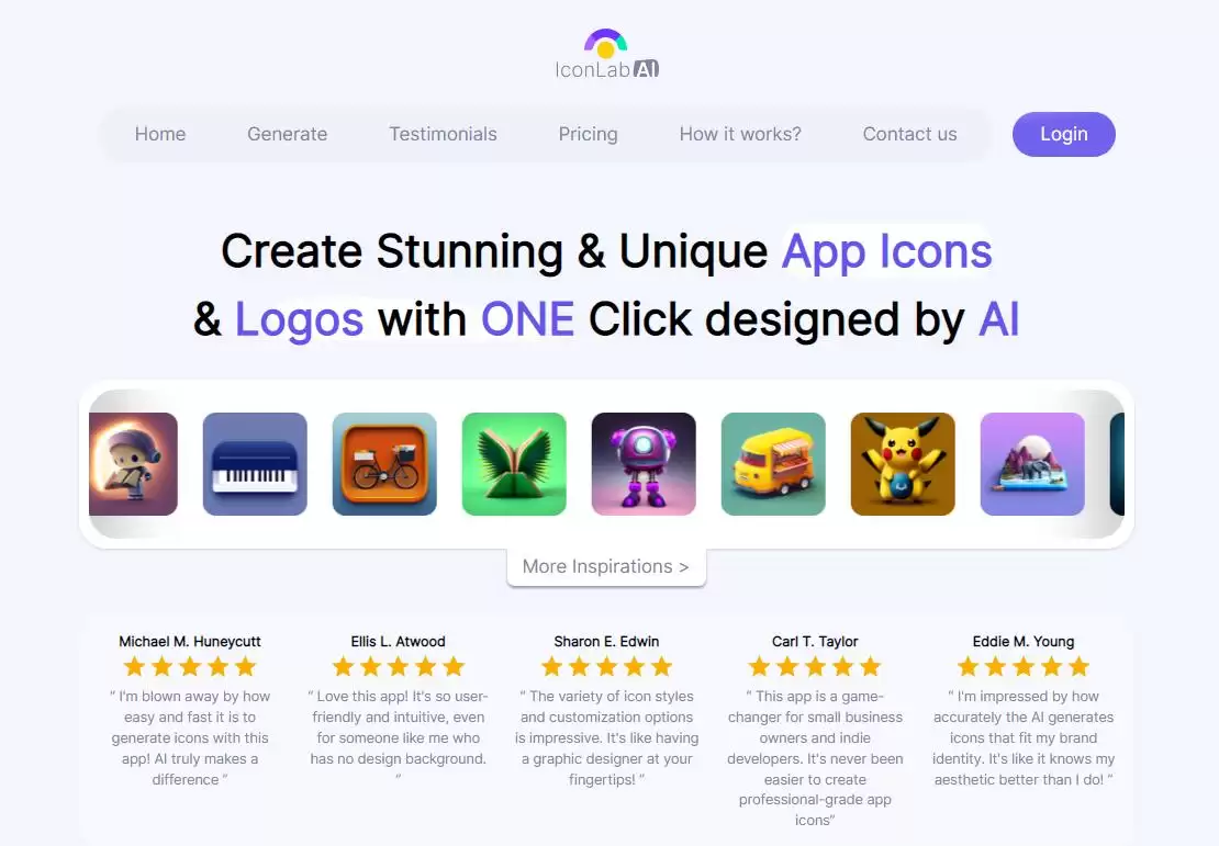IconLab Ai : AI 设计一键生成 App 图标与 Logo