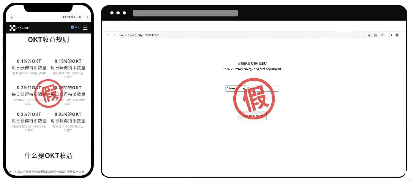 示例:诱导点击不明链接并授权资产工具