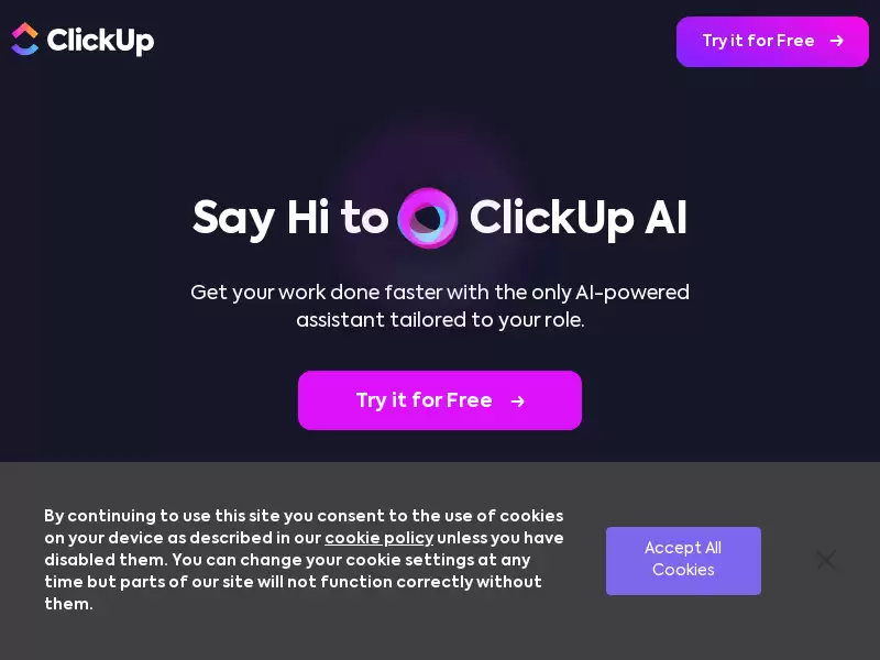 ClickUp AI : 提升工作效率的 AI 助手