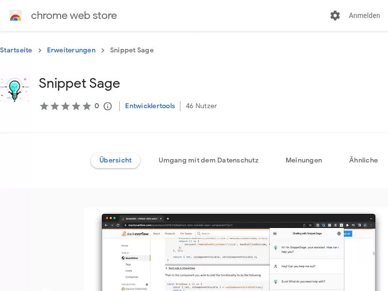 SnippetSage : 代码片段AI助手