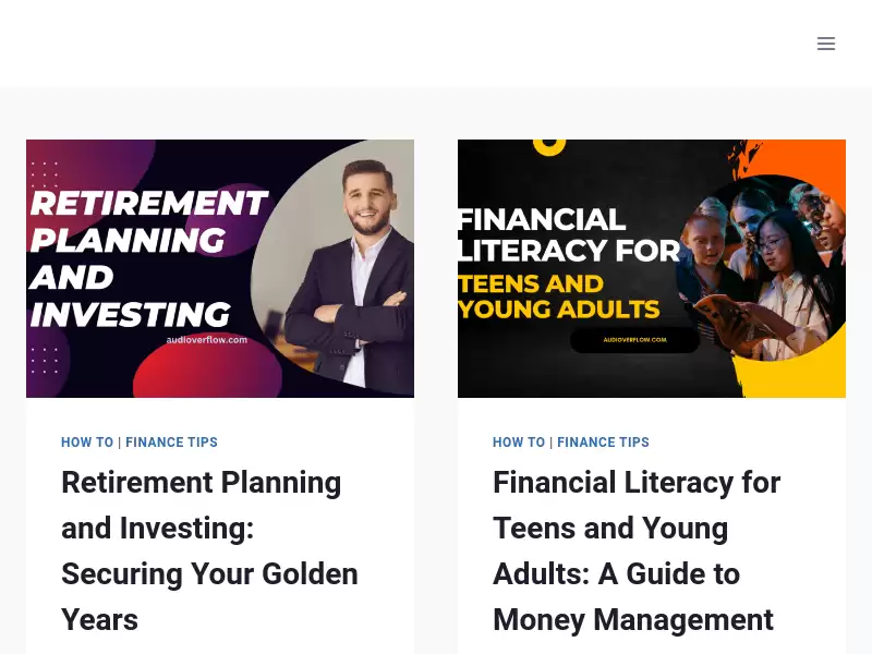 AudiOverFlow : AI, AdSense, 财务和指南