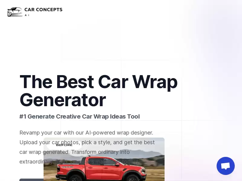 Car Concepts AI (BETA) : 让你的汽车焕然一新