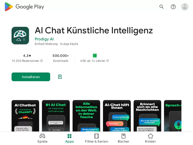 Chat GPT for android : AI Chat写作助手，GPT 4和ChatGPT技术驱动