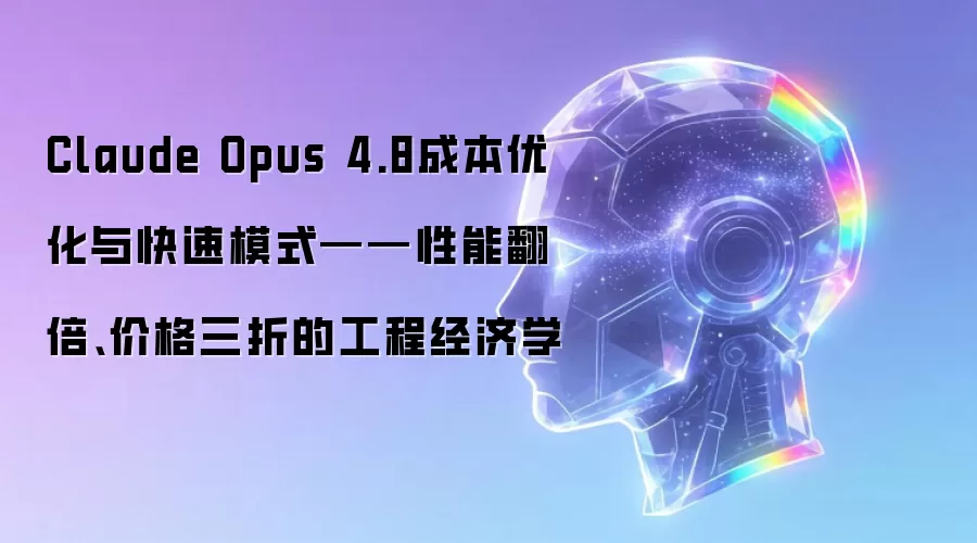 Claude Opus 4.8成本优化与快速模式——性能翻倍、价格三折的工程经济学