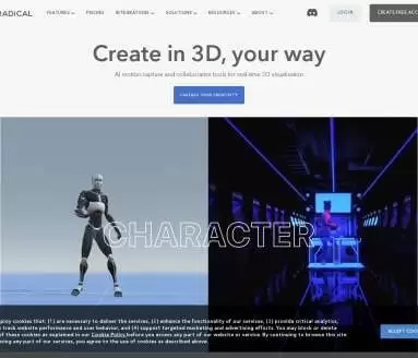 RADiCAL-开启精准高效动作捕捉与3D创作之旅