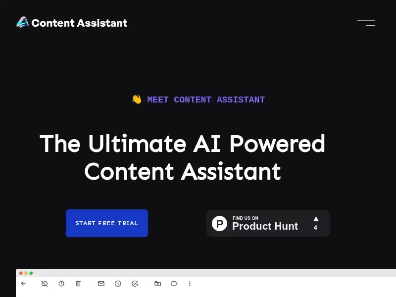 Content Assistant : AI助手浏览器插件