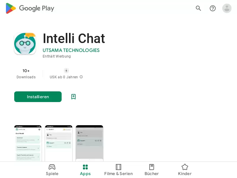 Intelli Chat : A conversational AI designed to help answer your questions.