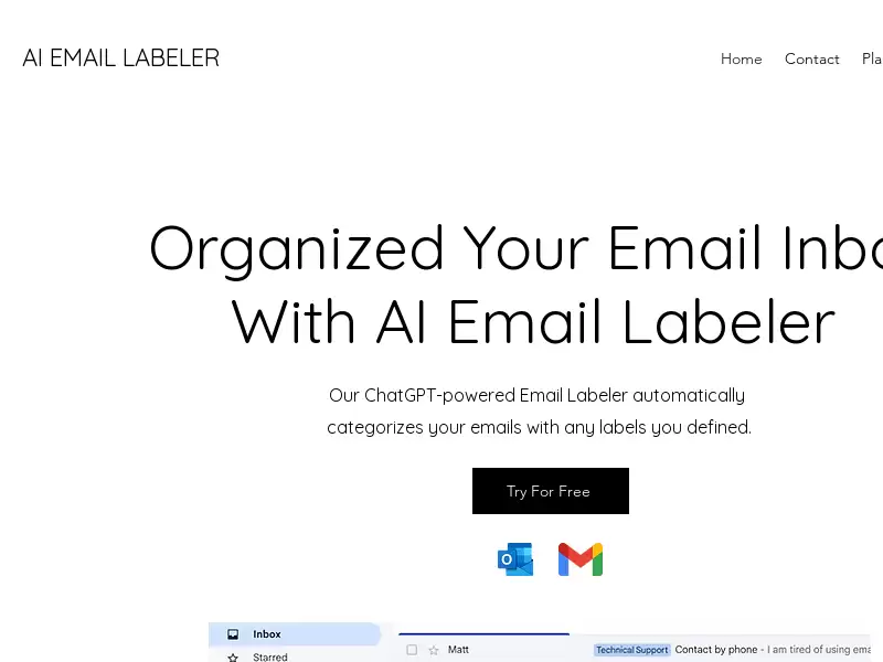 AI Email Labeler : AI驱动的Gmail邮件标签工具，帮助您整理收件箱