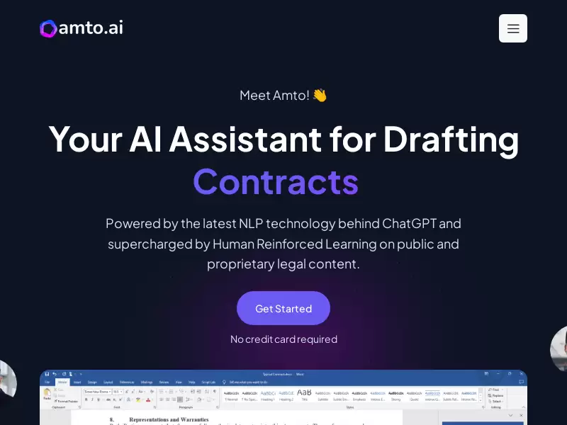 amto.ai : AI法律助手,助您草拟法律文件