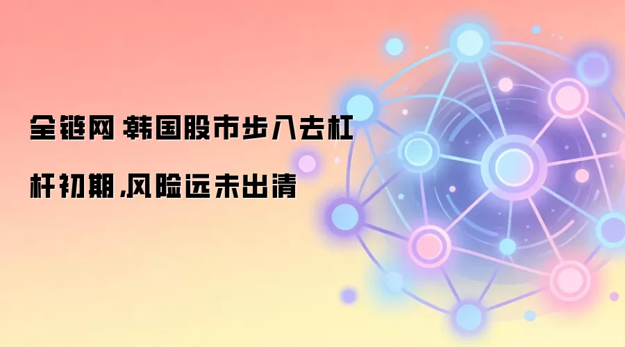 韩国股市去杠杆初期风险分析