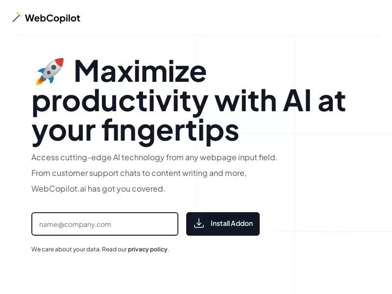 WebCopilot : 整合AI技术，提升网页内容创作效率