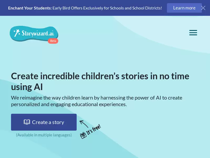 StoryWizard : 利用人工智能创造令人难以置信的学习体验