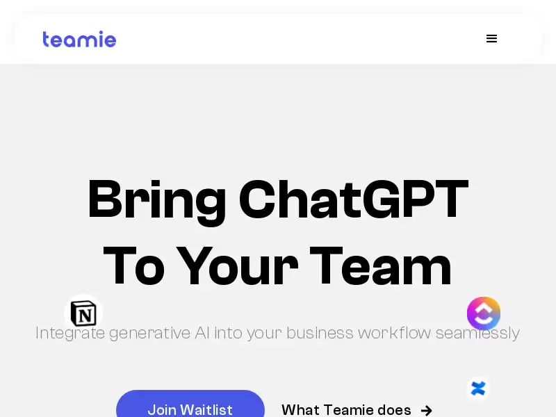 Teamie AI : 智能团队助手