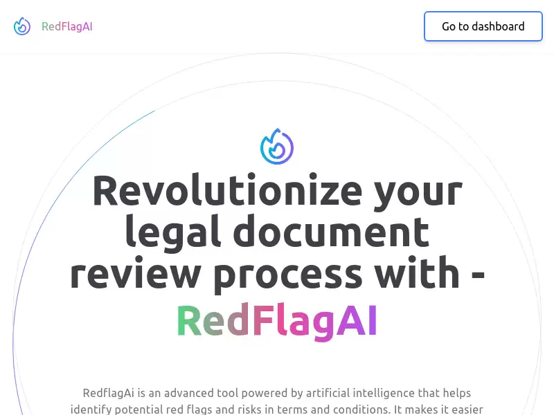 Redfalg AI : 智能检测与分析法律条款工具