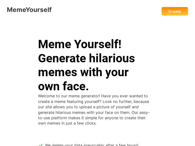 Meme-Yourself : 生成个性化迷因，快乐分享