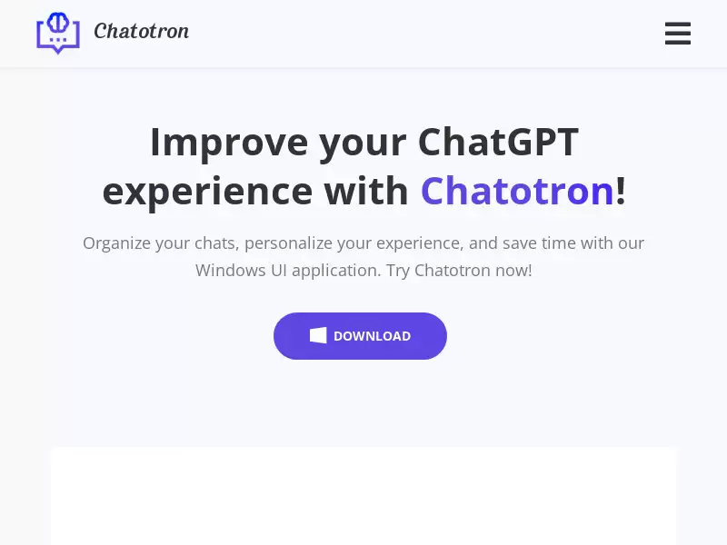 GPT Assist : Chatotron - ChatGPT的Windows界面应用