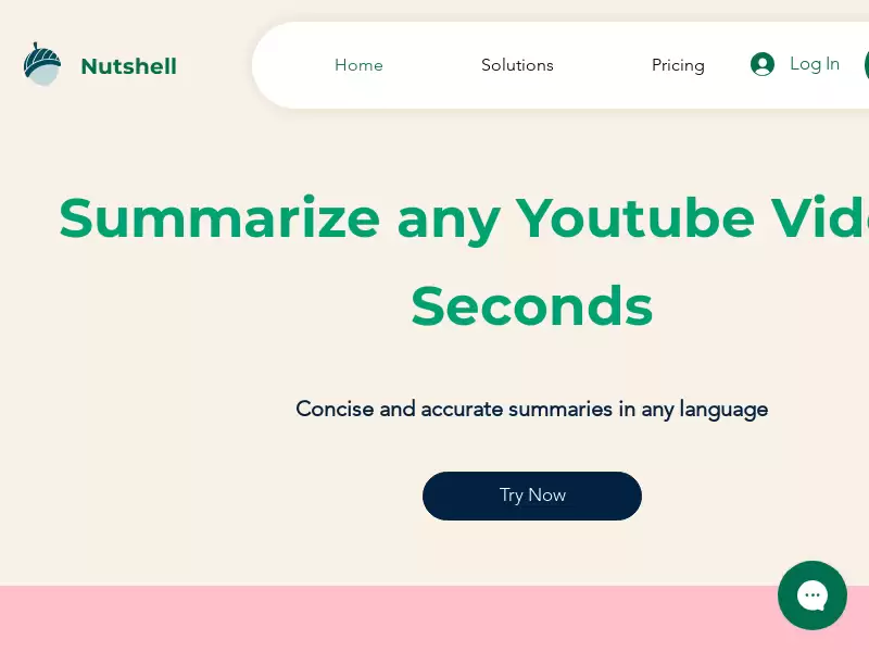 Nutshell Summaries : AI-powered YouTube summarizer