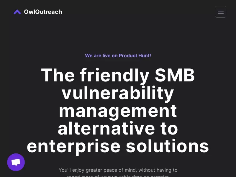 OwlOutreach : 友好的中小企业漏洞管理解决方案