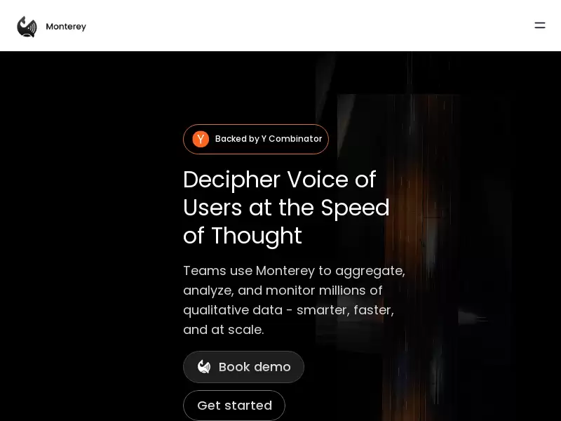 Monterey AI : 智能产品洞察，快速分析用户声音