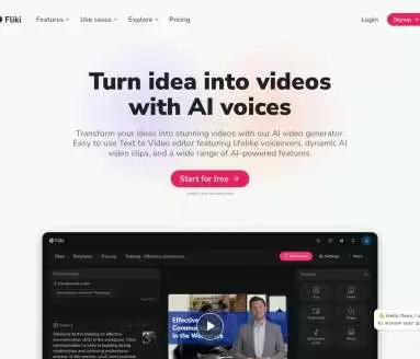 Fliki.ai-用AI语音将文字轻松转为视频