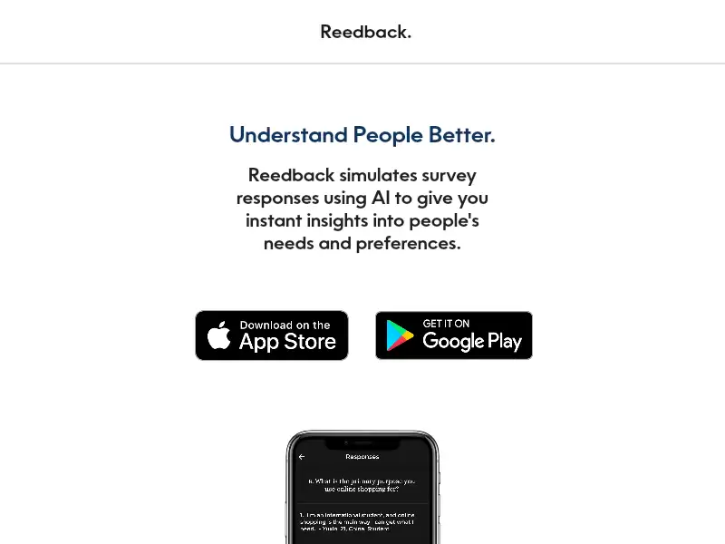 Reedback - Automated Surveys : 更好的洞察力，更明智的决策