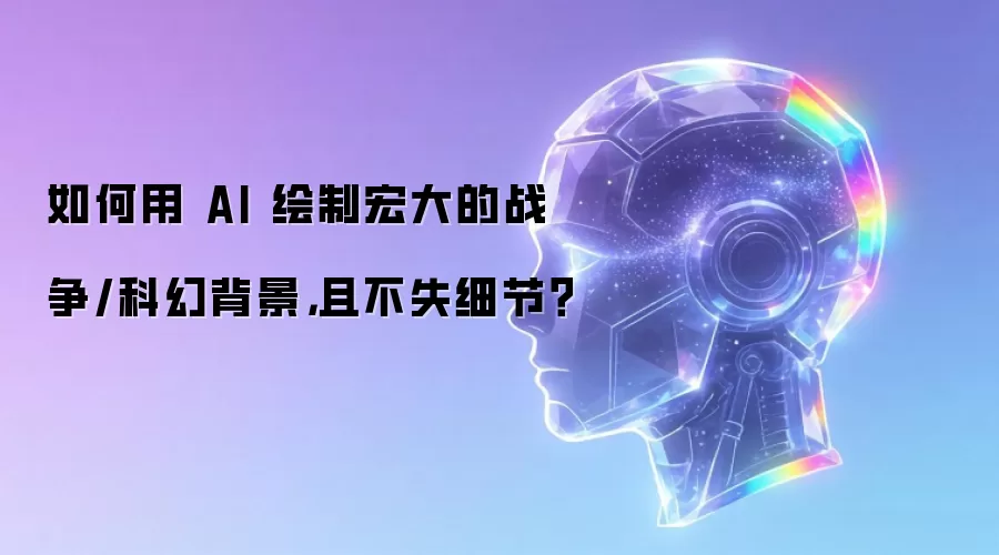 如何用 AI 绘制宏大的战争/科幻背景,且不失细节?