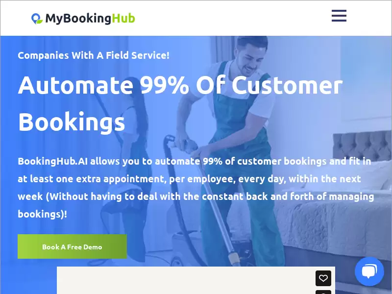 My Booking Hub : 自动化99%的客户预约，每天为员工多安排至少一个额外的约会。